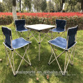 Table de pique-nique pliable de Niceway et chaises 5 Set pour la famille Outdoor Camping Beach Party